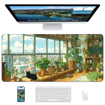 Mouse Pad 31.5x11.8in Large Desk Mat Non-Slip for Office