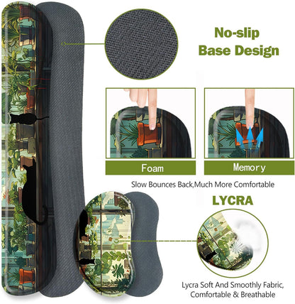 ToLuLu Extended Gaming Mouse Pad, Memory Foam Keyboard Mouse Wrist Rest Set