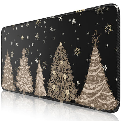 iCasso Desk Cover Mat, Office Mouse Pad,35.4x15.7in,Retro Black