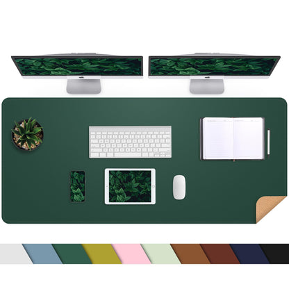 AFIING Large Desk Mat, 47" x 17", Black