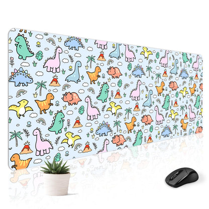 Cute Desk Mat for Keyboard Desktop Extra Large Mouse Pad, Castle