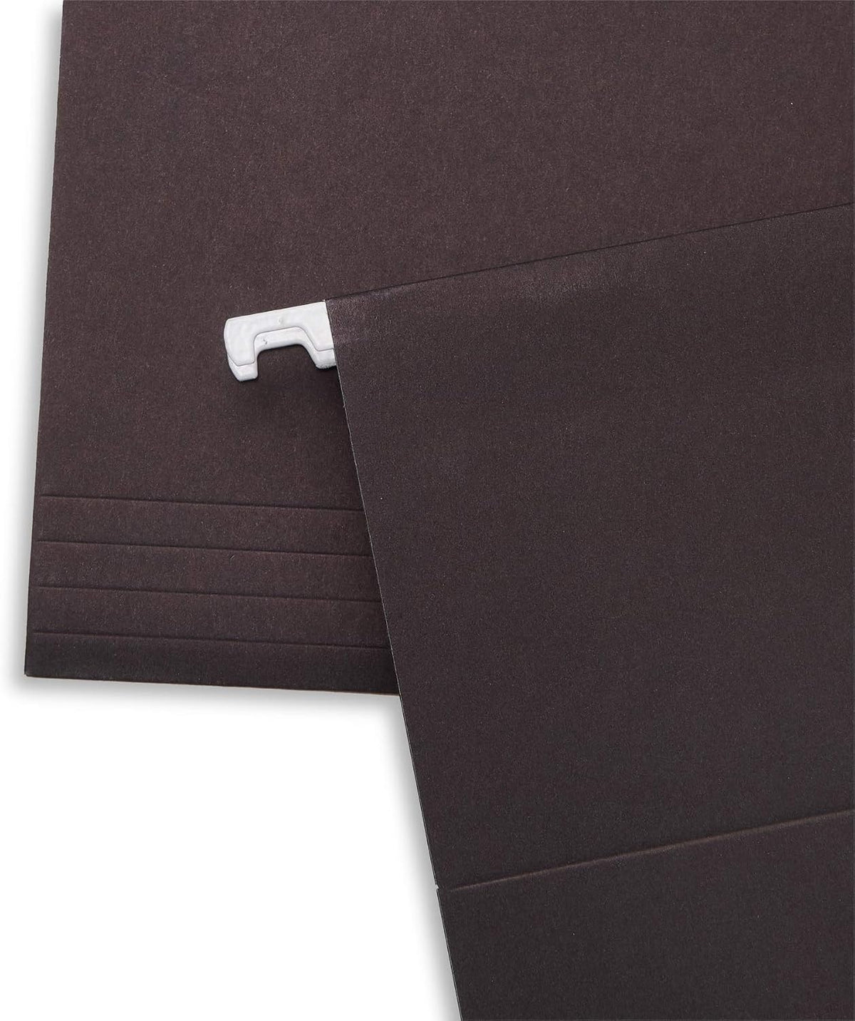 Blue Summit Supplies 25 Hanging File Folders, Letter Size, Black