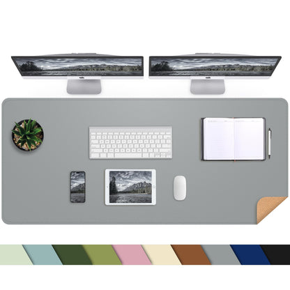 AFIING Large Desk Mat, 47" x 17", Black
