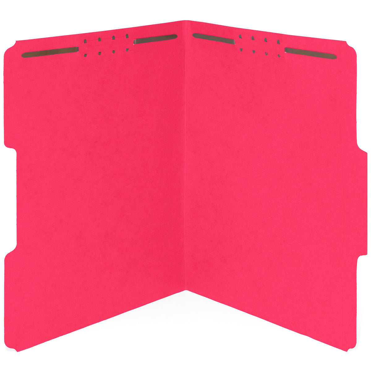 Blue Summit Supplies 50 Yellow Fastener File Folders, Letter, 1/3 Cut Tab