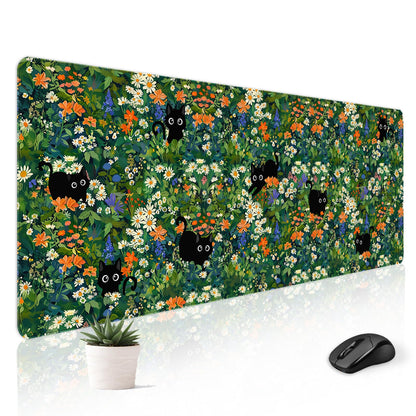 Cute Desk Mat for Keyboard Desktop Extra Large Mouse Pad, Castle
