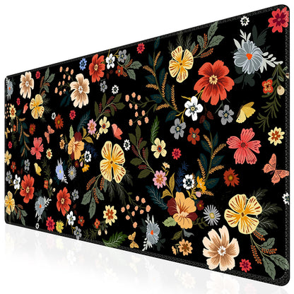 iCasso Desk Mat,Cute Desk Cover for Women,35.4x15.7in,Checkered
