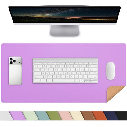 AFIING Large Desk Mat, 47" x 17", Black