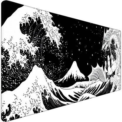 Large Gaming Mouse Pad, Extra Large Big Mouse Pad with Stitched Edge