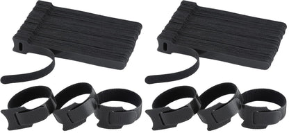 MVYC 120PCS 6 Inch Reusable Cable Ties Wire Ties Cord Organizer Cable Organizer Adjustable Management Black