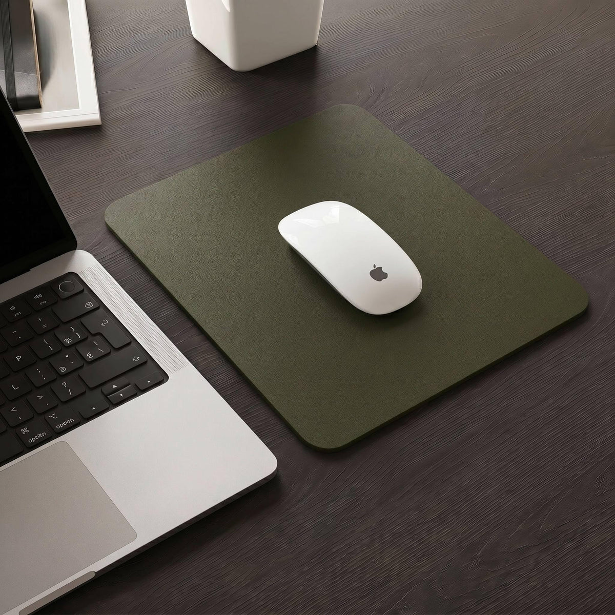 Non-Slip Waterproof Leather Desk Pad Mouse Mat, Purple 31.5x15.7 in
